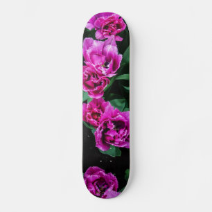 Skate Flores de tulipas rosa