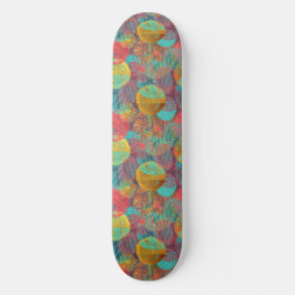 Skate Flores Douradas Etéreas - Harmonia Floral Sem Cost