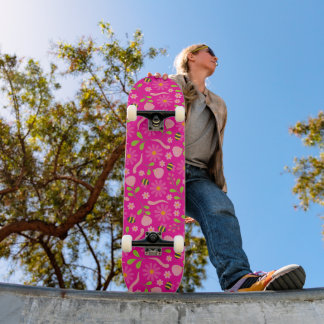 Skate Flores e criaturas inspiradas na natureza