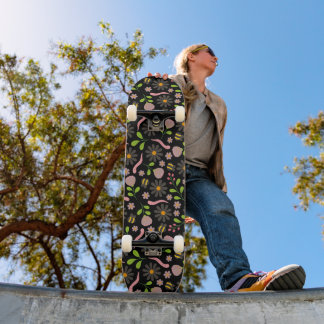 Skate Flores e criaturas inspiradas na natureza