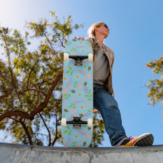 Skate Flores e criaturas inspiradas na natureza
