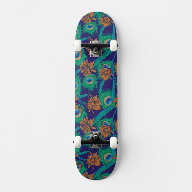 Skate Flores e penas (Frente)