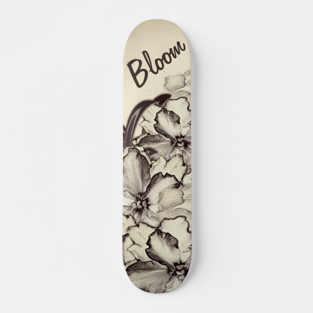 Skate Flores em flor (Frente)