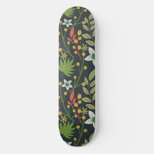 Skate Flores florais sem costura coloridas