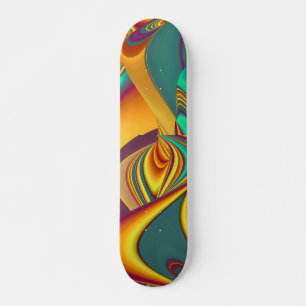 Skate Flores Mágicas de Primavera Verão Outono