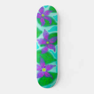 Skate Flores tropicais
