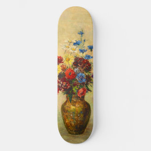 Skate Flores Vintage em um Vase (1910) por Odilon Redon