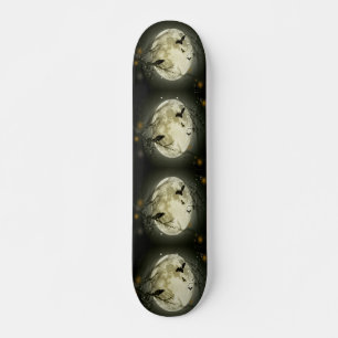 Skate Floresta de Halloween, Morcegos, Paisagem