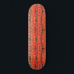 Skate Floresta de Pássaros Vermelho<br><div class="desc">Uma pintura de abstrato em vermelho de uma floresta de aspen ou de pássaros em vermelho, laranja e amarelo. Arte original de Nic Squirrell.</div>