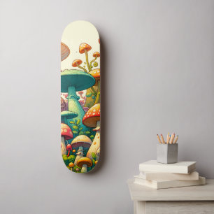 Skate Floresta Fantasia de Cogumelos