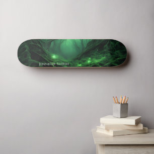 Skate Floresta Verde Escura Spooky