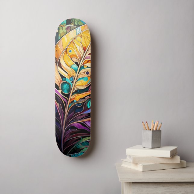 Skate Floresta Whimsical (Arte de parede)