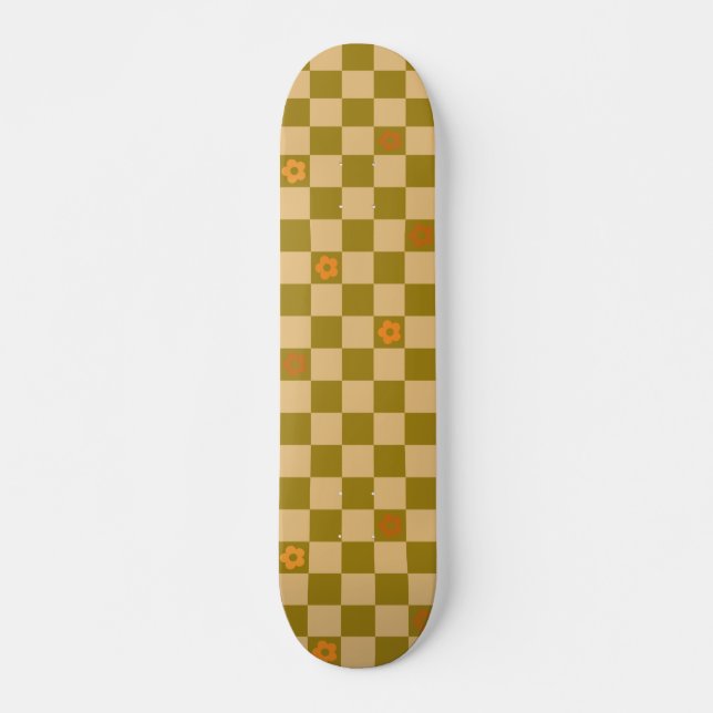 Skate Flowe Checkered Pattern - No. 02 (Frente)