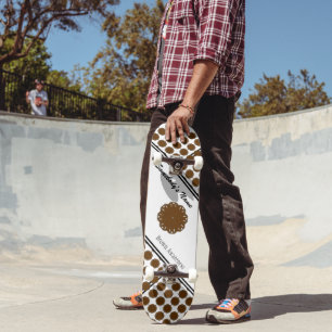 Skate Flower Brown Ribbon por Kenneth Yoncich
