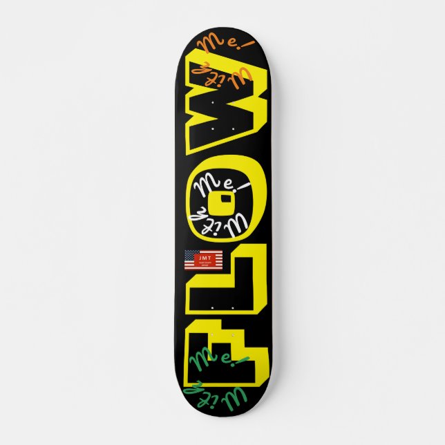 Skate FLUXO COMIGO Oficial 7 de 3/4" (Frente)