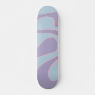 Skate Fluxo e refluxo 2 em Rosa, Lilás e Azul