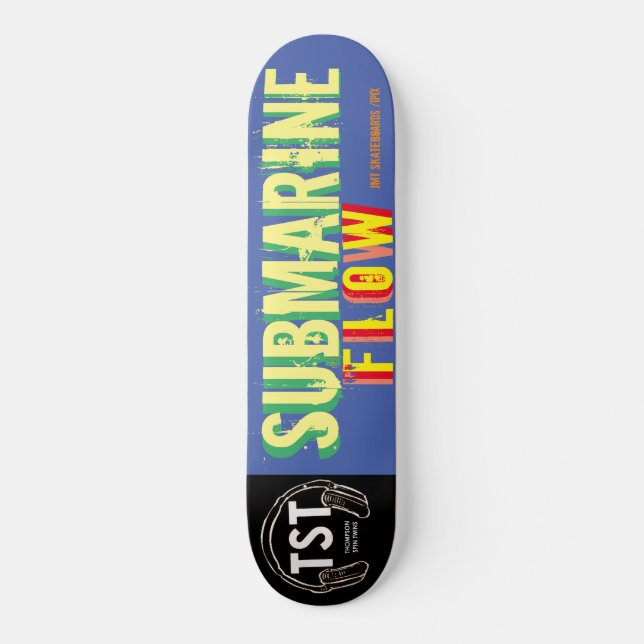 SKATE FLUXO SUBMARINO /SKATEBOARDS JMT / IPIX (Frente)