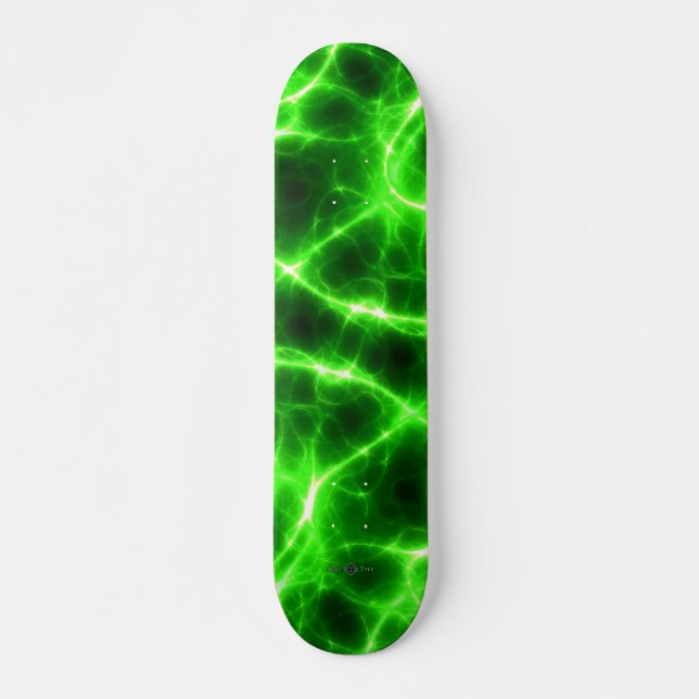 Skate Fluxos de Luz Verde (Frente)