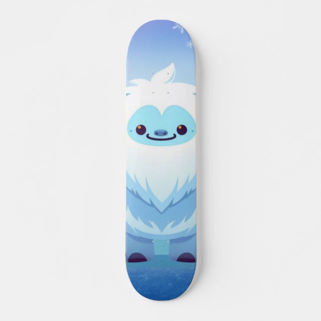 Skate Fofa Christmas/inverno yeti (Frente)