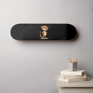 Skate fofo, descontentue guepardo