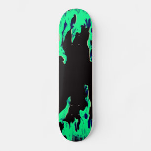 Skate Fogo Verde - Feuer Grünes - Chama Flame