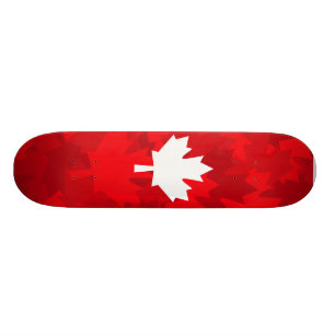 Skate Folha de bordo canadense Camo