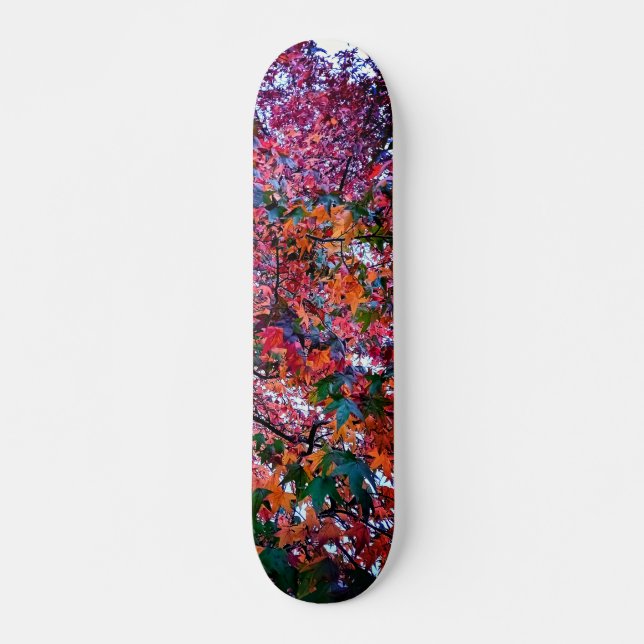 Skate Folhas brancas (Frente)