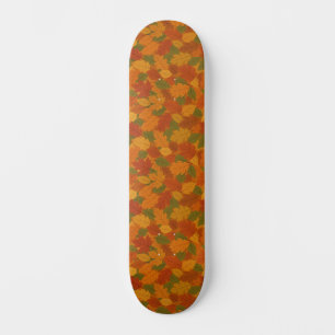 Skate Folhas clássicas de outono com padrão