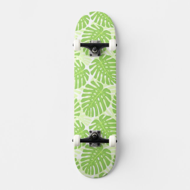 Skate Folhas da planta tropical - teste padrão de (Frente)