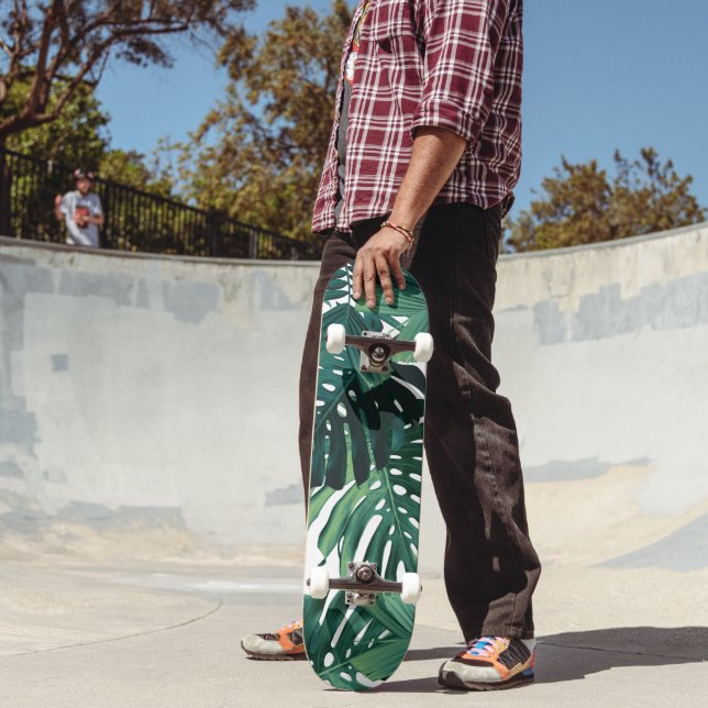 Skate Folhas da Selva Tropical Monstera 1 (Ao ar livre 2)