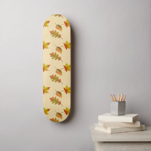 Skate Folhas de carvalho de carvalho