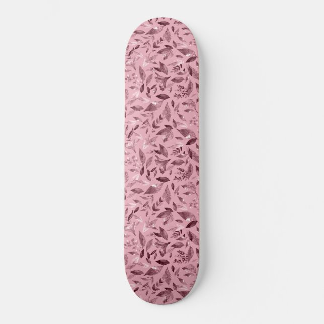 Skate Folhas de cor aquosa 3 (Frente)