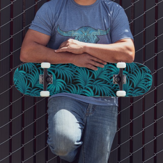 Skate Folhas de Palma Tropicais (Ao ar livre 3)