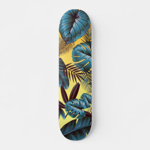 Skate Folhas Tropicais Coloridas