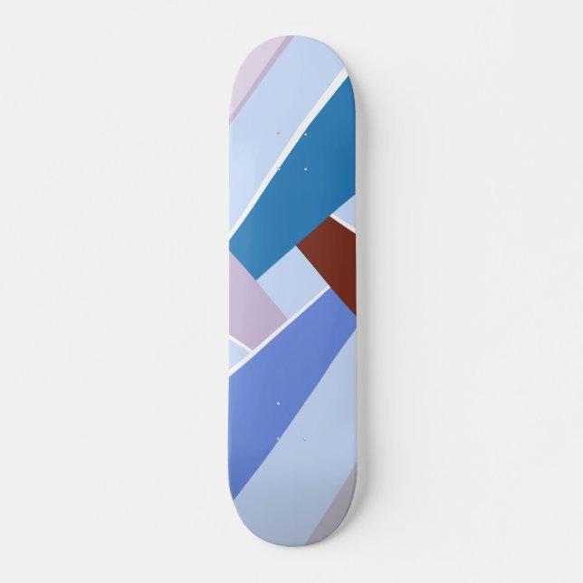 Skate Forma Geométrica Abstrata 3 (Frente)