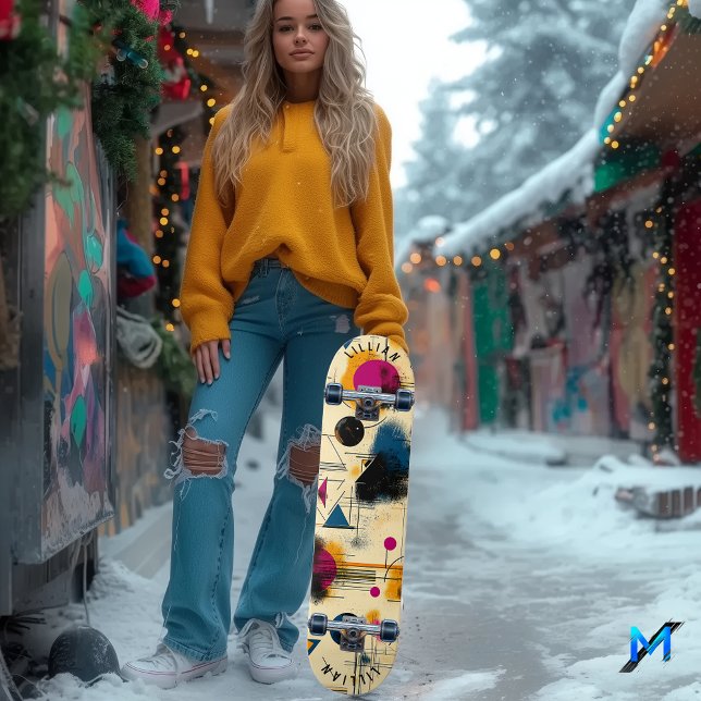 Skate Formas Abstrato e Dinâmicas Geométricas Contemporâ (Criador carregado)