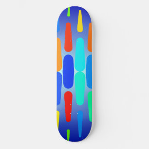 Skate Formas coloridas design abstrato