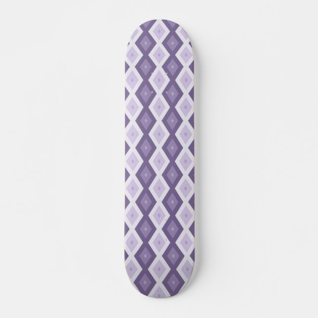 Skate Formas de diamante de lavanda (Frente)