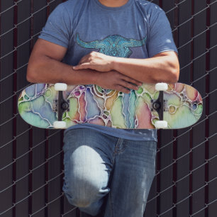 Skate Formas de Vida - Padrão de Arte Neurográfica 1