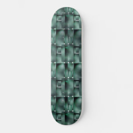 Skate Formas retangulares em verde escuro e colado