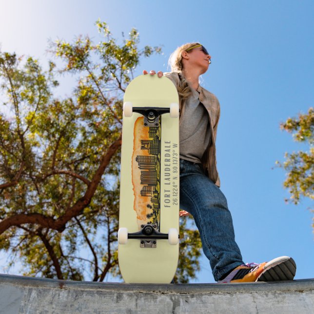 Skate Fort Lauderdale Skyline & Coordenadas (Ao ar livre 1)