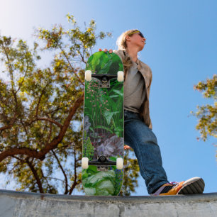 Skate Foto de Flores de Verão de Jardim de Cottage Inglê
