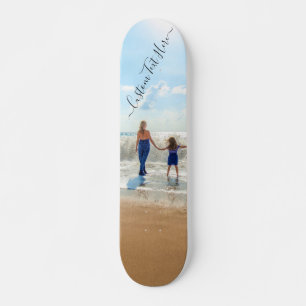 Skate Foto e texto personalizados - Design único