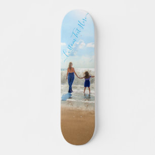 Skate Foto e texto personalizados - seu próprio Design -