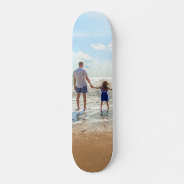 Skate Foto personalizada - Com Pai - seu próprio Design  (Frente)