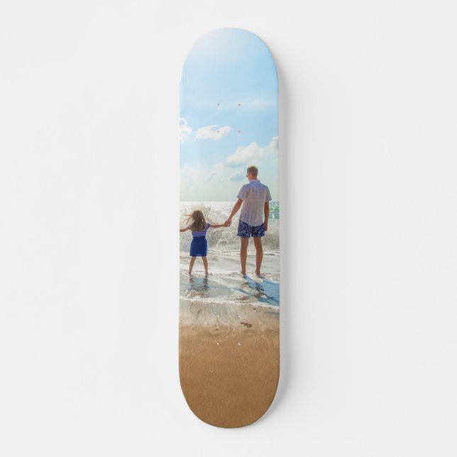 Skate Foto personalizada - Design único - melhor PAI (Frente)
