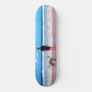 Skate Foto Personalizada - Seu Próprio Design - Eu Amo 