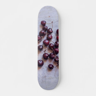 Skate Fotografia de Cerejas Vermelhas Frescas
