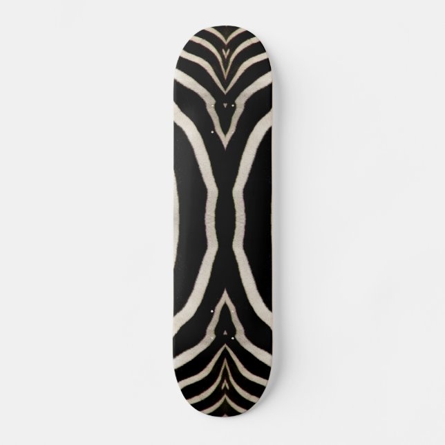 Skate Fotografia de uma verdadeira Pele de Zebra (Frente)