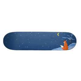 Skate Fox da noite do inverno